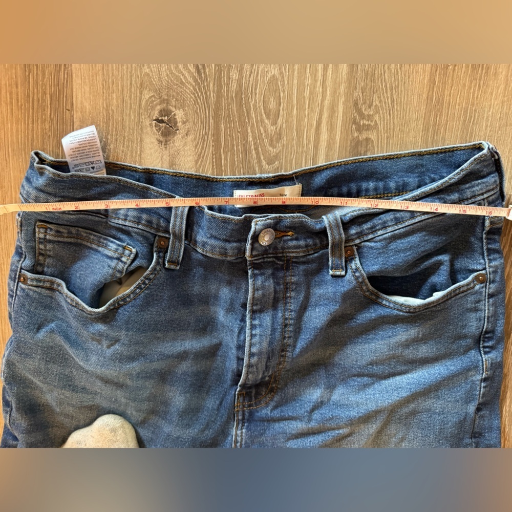 Levi's Dark Blue jeans 34 30 - Picture 2 of 7